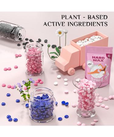 Wax Beads BOYUJK Professional 500g Hard Wax Beads for Full Body Facial and Legs Painless Gentle Hair Removal Wax Beads for Women and Men (5 packs of 100g Multi-colour) - Buy Online on GoSupps.com