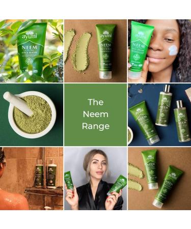 Ayumi Neem & Tea Tree Face Cream. Vegan Cruelty-Free Dermatologically-Tested 1 x 100ml - Buy Online on GoSupps.com