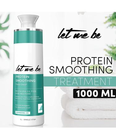 Let Me Be Hair Keratin Treatment 33.8 fl.oz - Brazilian Protein Smoothing & Moisturizing Treatment for Frizz-Free, Shine, and Straight Hair - Buy Online on GoSupps.com