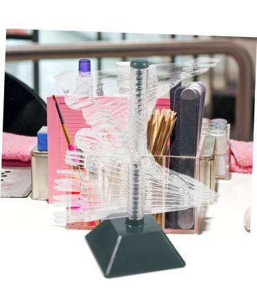 Healeved Spiral Nail Tips Holder Hanfu for Wedding Fake Nails Holder Nail Color Display Nail Practice Holder Nail Color Sample Book Nail Sample Sticks Acrylic Bracket Modeling 6.20X6.20X2.30CM Green - Buy Online on GoSupps.com