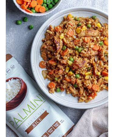 Palmini Low Carb Rice - 4g Carbs - Shark Tank Featured - Gluten Free - 12oz Pouch (Pack of 1) - Buy Online on GoSupps.com