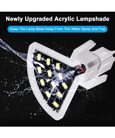 WEAVERBIRD Clip on Light Fan Shape Model-M3 Aquarius Aquarium Light 5W 12 LEDs Planted Lamp for 6mm Thick Fish Tanks - Buy Online on GoSupps.com