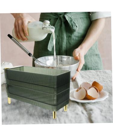 Serving Tray Box Plastic Container Plastic Pallet Fridge Egg Container Multi-Layers Eggs re-usable Green 26.5X16X10CM - Buy Online on GoSupps.com