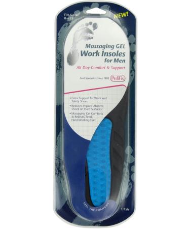 PediFix Visco-gel Massaging Work Insoles for Men