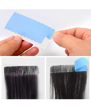 EHDIS Tape Extensions Glue Kit - 24 Double-Sided & 24 Single-Sided Replacement Tapes Tweezers Scrapers & Comb for Hair Extensions & Wigs - Buy Online on GoSupps.com