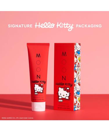 Buy MOON x Hello Kitty Pink Toothpaste - Vegan Fluoride-Free Strawberry Mint Flavor for Fresh Breath | 4.2 oz - Ideal for Adults & Kids - Buy Online on GoSupps.com
