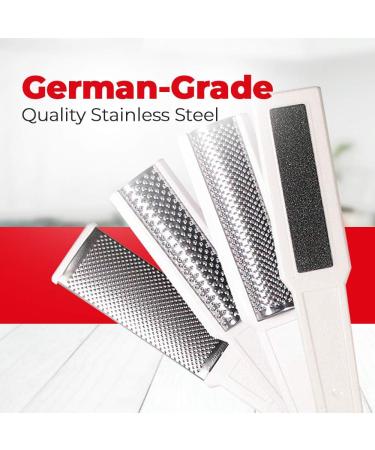 Hornhaut Trash Stainless Steel Titania - Durable & Effective Pedicure Tool for Smooth Feet | Shop Internationally - Buy Online on GoSupps.com