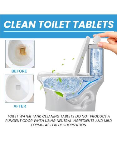 Toilet Tank Cleaner | Splash Toilets Cleaner Toilet Tablet for Powerful Cleaning and Active Oxygen Purification Foam Design Cleans Urine and Stains in Sink Bathroom and Pochy - Buy Online on GoSupps.com