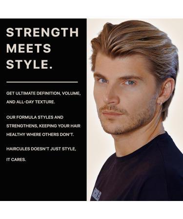 Matte Hair Paste - Strong Hold, No Shine, Long-Lasting Definition & Texture, Non-Greasy Styling Clay for Men, No Flakes, Works on All Hair Types, Keeps your Hair Healthy - Buy Online on GoSupps.com
