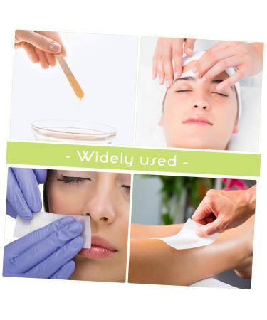 Beavorty Wax Paper Strips - 200 STK for Hair Removal | Wooden Spatula Wax Sticks & Stencils - Perfect for Face & Body Waxing - Buy Online on GoSupps.com