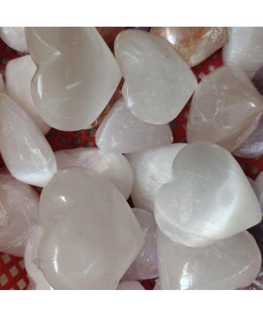 Specimen Healed Natural Crystal Heart Gypsum Heart Hand Made Quartz Gemstones Stone Hearts Balancing Collector Crystals Reiki As a Gift FZUGEDRLI - Buy Online on GoSupps.com