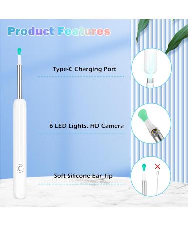 Talifoca TL-OHRECHMALZ 1296p HD WiFi Otoscope Waterproof Ear Camera with 6 LEDs for iPhone Android iPad International Shipping Available - Buy Online on GoSupps.com