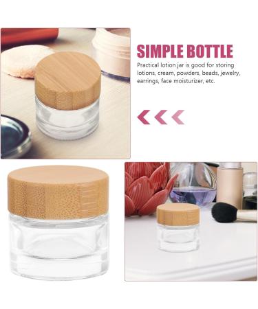 Beaupretty Cosmetic Containers Makeup Container Terrariums Small Jar with Lid Lotion Container Terrarium Container Mini Containers Container with Lid Travel Small Container Glass Body - Buy Online on GoSupps.com