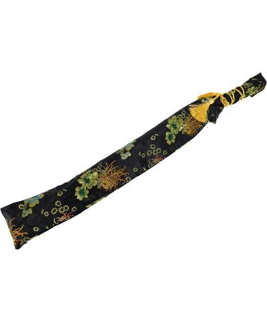 MAKOTO Silk Sword Bag for Japanese Katana  Wakizashi and Chinese Tai Chi Swords Dandelion on Black - Buy Online on GoSupps.com