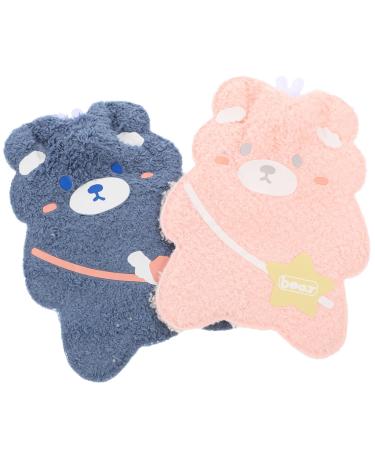 Stobok hot water bag Heat bottle pocket: plush cover hot cold therapy delivers winter warm -up bag for winter vacation gift bed bed waist 2st hand hand