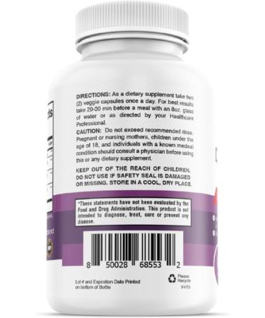 D-Mannose 1000mg Capsules with Cranberry Juice Powder Hibiscus and Dandelion Extracts - 30 Day Supply for Urinary Tract Health - Buy Online on GoSupps.com
