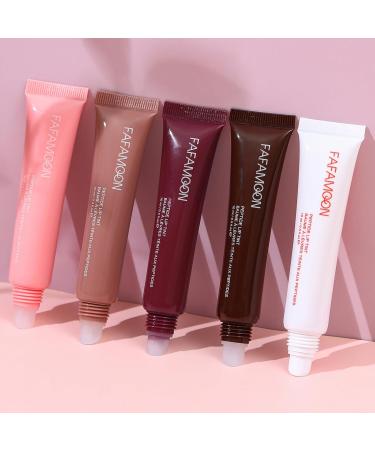 5 Colors Hydrating Lip Glow Oil - Moisturizing Tinted Gloss for Plump Soft Lips | International Shipping Available - Buy Online on GoSupps.com