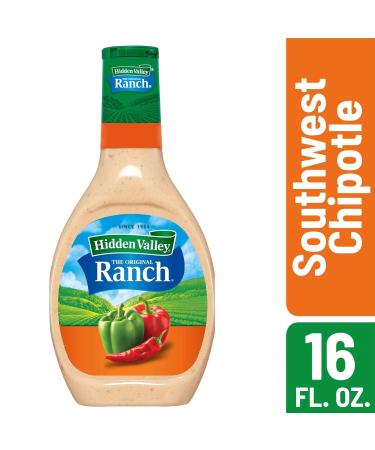 Hidden Valley Farmhouse Originals Southwest Chipotle Salad Dressing & Dip - 16 oz | International Shipping Available - Buy Online on GoSupps.com
