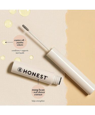 Honest Beauty Brow Gel Clear with Castor Oil - Vegan, Silicone Free, 0.05 Fl Oz - Buy Online on GoSupps.com