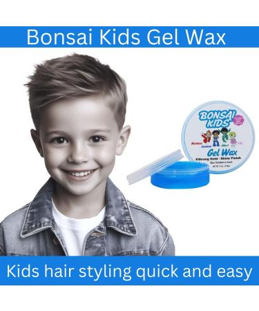 Kids & Toddlers Gel Wax - Strong Hold for Boys | Perfect for Ponytails Buns & Flyaways - Buy Online on GoSupps.com