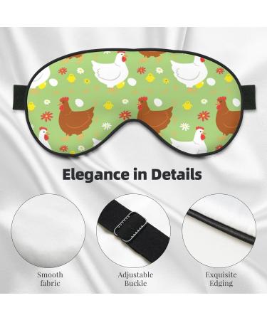 Happy Chicken Family Sleep Mask | Double-Sided Adjustable Eye Covers | Soft Sleeping Mask for Perfect Shading & Eye Edema Relief - Shop Internationally - Buy Online on GoSupps.com