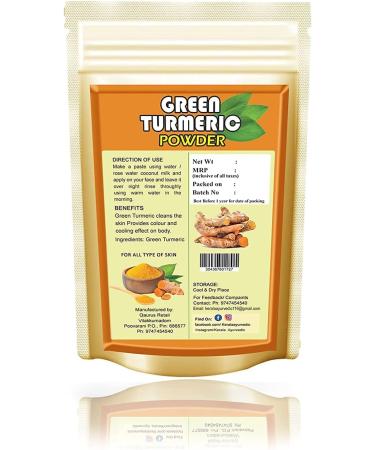  QURA QURA Ayurvedic Hibiscus Flower Powder for Hair Growth and Face | 100% Natural and Herbal | 100g + Natural Green Turmeric Powder/Pacha Manjal | Skin Care 100g + Rose Water 100ml - Buy Online on GoSupps.com