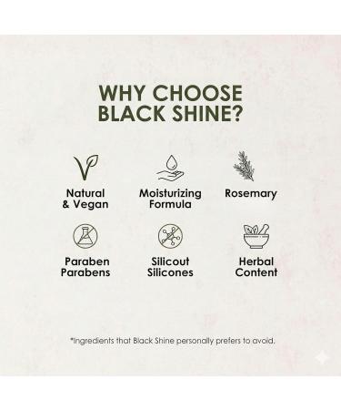 Black Shine BS Natural Rosemary Herbal Liquid Soap Hand Soap Vegan Aromatherapy 13.52 fl oz - Buy Online on GoSupps.com