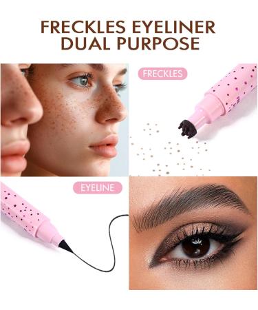 Freckle Makeup Pen Freckle Pen Makeup Spotting Waterproof Small Round Head Natural Realistic Makeup for Women Girl Daily Cosplay Party - Buy Online on GoSupps.com