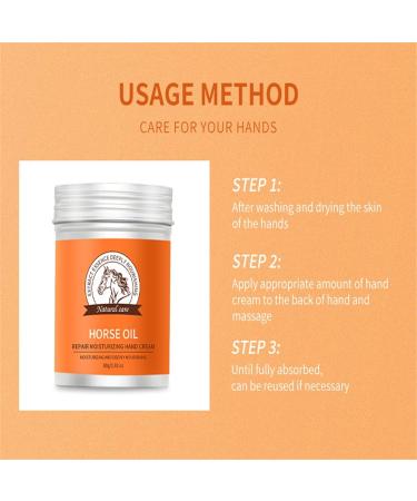Anti-freeze Hand Cream with Horse Oil Camel Milk and Avocado for Cracked Hands Long-lasting Moisturizing Lifting Care Making Your Hands Smooth and Soft - Buy Online on GoSupps.com