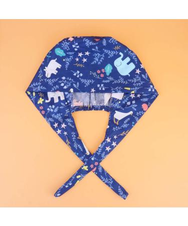 Scrub Cap Hat Cotton Adjustable Scrub Hat Doctor Cap for Women Men - Buy Online on GoSupps.com