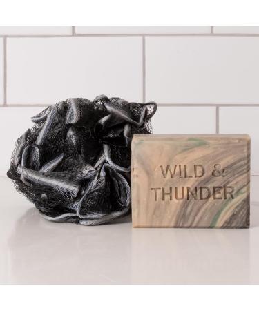 Handcrafted USA Men's Body Bar | Natural Oils No Harsh Chemicals Hydrating Shea Butter | Cedar & Saffron | Perfect for Outdoorsman - Buy Online on GoSupps.com