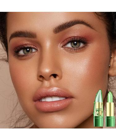 Aloe Vera Lip Balm Aloe Vera Color Changing Lipstick Magic Temperature Colour Changing Lip Gloss Lipstick Long Lasting Lip Balm Lip Stick for Lip Makeup Lip Dryness & Cracking Care - Buy Online on GoSupps.com