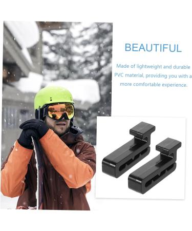 Buy Minkissy Ski Helmet Hooks - 3 Pairs of Practical Mask Clips & Accessories for Snowboard Helmets - Buy Online on GoSupps.com