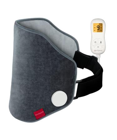 Upgraded Heating Pad for Back Pain Relief, Comfytemp XL Electric Heated Back Wrap with Strap, 9 Heat Settings, 5 Auto-Off, Stay On, Backlight for Cramps, Waist, Lumbar, Abdomen, 15