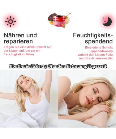  PENCHUAN Bee Balm Moisturizing Lip Balm for Day and Night - Reduces Wrinkles and Wrinkles - Moisturizing Lip Scrub - 4 Pack - Buy Online on GoSupps.com