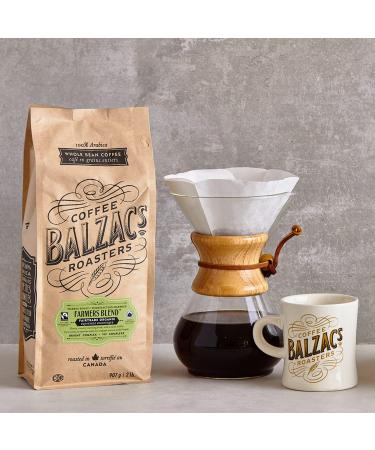 Balzac's Coffee Roasters Espresso Blend Whole Bean Coffee 12oz Espresso Blend 12 ounces & Roasters Farmer's Blend Whole Bean Coffee 12oz Farmer's Blend 12 ounces Whole Bean Coffee + Blend Whole Bean Coffee - Buy Online on GoSupps.com