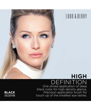 Lord & Berry Back in Black Liquid Lash Mascara - Volume & Length, Long Lasting & Moisture, Cruelty Free - 0.6 oz - Buy Online on GoSupps.com