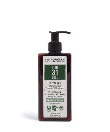 PhytorelaxLaboratories Olio 31 Erbe Vegan & Organic - Crema Gel Multiuso - Balsamica E Defaticante - 250 ml
