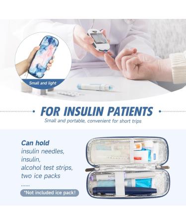 YOUSHARES Insulin Cooler Travel Case - Diabetic Medication Cooling Bag (Quicksand Powder) - Buy Online on GoSupps.com