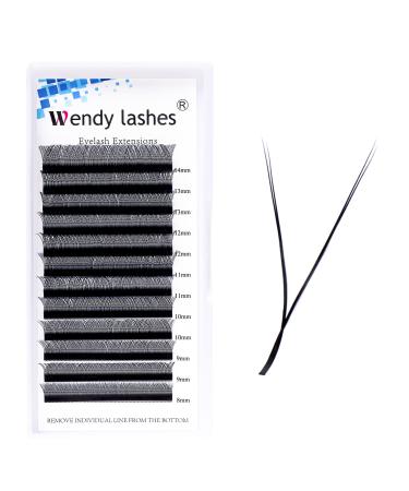 Y eyelash 2d eyelash fan 0.07mm thickness D curl mix 8-14mm eyelashes y form eyelash fan Yy eyelash extension 2D lashes wendy lashes yy lashes (y-0.07-d-8-14) 8-14mm 0.07-D - Buy Online on GoSupps.com