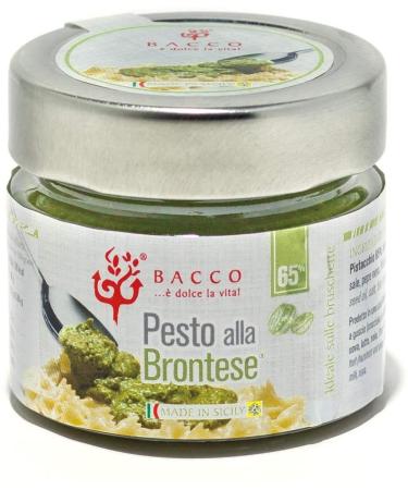 Bacco pistachio pesto with 65% pistachios from Bronte 190g.