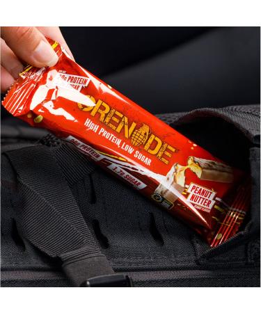 Grenade Carb Killa Bar Peanut Nutter - Protein-Packed Snack | 12x60g | International Shipping Available - Buy Online on GoSupps.com