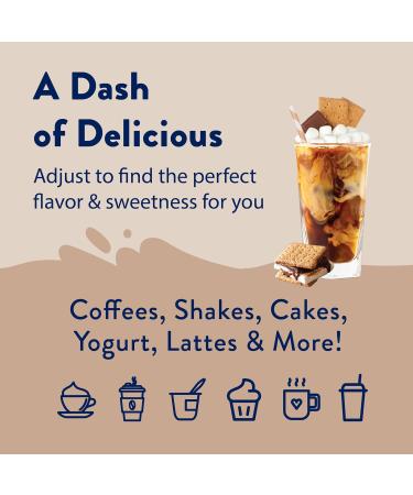 Jordan's Skinny Mixes Sugar Free S'mores Syrup | Zero Calories Zero Sugar Zero Carbs | For Coffee Tea Lattes | 1 Bottle (750 mL) - Buy Online on GoSupps.com