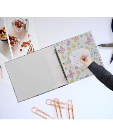 Arpan Large Slip In Pockets 3-Ring Binder Photo Album - Holds 500 6x4 Photos - Butterfly Design - Ideal for Wedding, Baby, Birthday - 34 x 33 x 4 cm - Buy Online on GoSupps.com