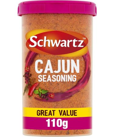 Schwartz Garlic Granules Drum 145g & Cajun Seasoning Drum 110g + Cajun Seasoning Drum 110g - Buy Online on GoSupps.com