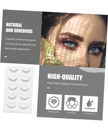 Angoily False Eyelashes 10 Pairs Dense and Short Natural Look Easy to Use Lashes - Buy Online on GoSupps.com