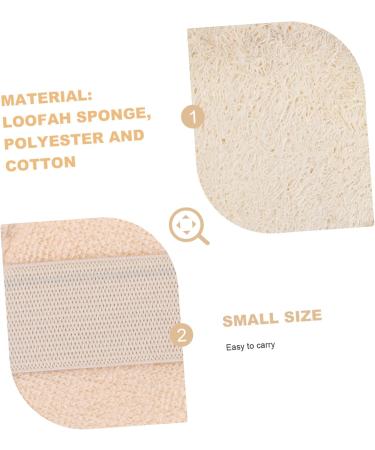 FRCOLOR 1 Set Loofah Face Wash Microfiber Makeup Remover Pads Loose Powder Puff Facial Cleaning Pad Makeup Remover Cotton Makeup Powder Puffs Makeup Puff Sponge Eye Cleansing Cotton Beauty - Buy Online on GoSupps.com