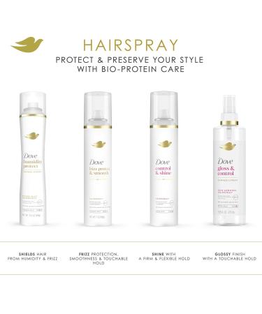 Dove Extra Hold Styling Hairspray Control & Shine for Long-Lasting Hold & Shine Provides 24H Natural Hold & Shine 7 oz 7 Ounce (Pack of 1) - Buy Online on GoSupps.com