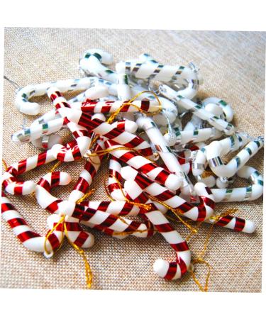 STOBAZA 36 Pcs Christmas Ornaments Candy Cane Ornaments Candy Garland Ornaments Candy Canes Christmas Tree - Buy Online on GoSupps.com
