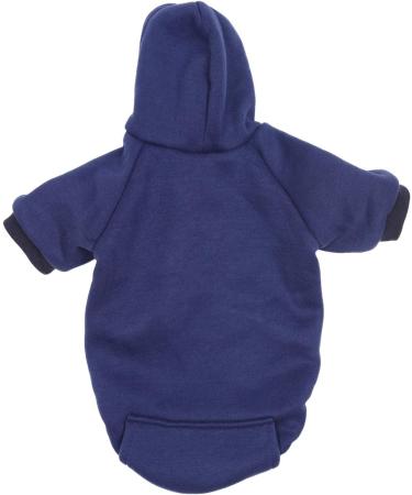 Losuya Dog Hoodies Clothes Pet Cat Cotton Warm Hoodies Coat Sweater for Small Dogs Cats (Navy XS) Navy XS - Buy Online on GoSupps.com